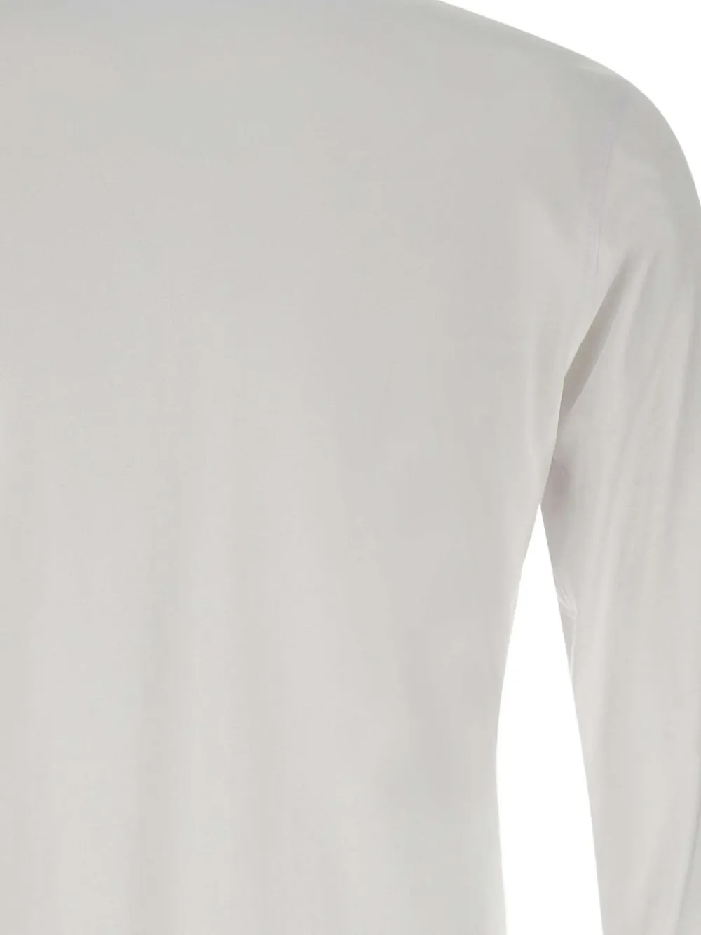Diktat Cutaway-collar Long-sleeve Shirt In White