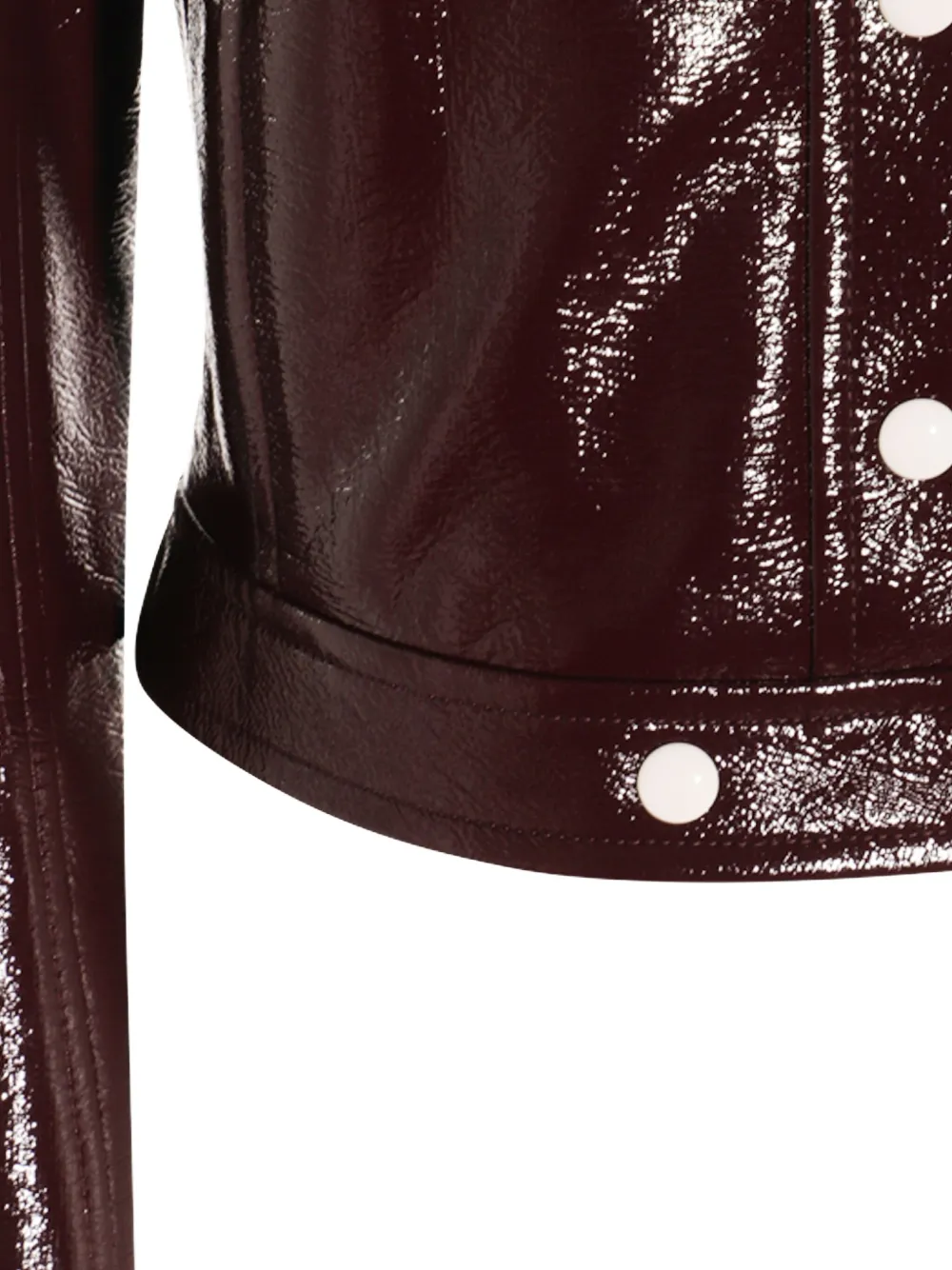 Courrèges Reedition Patent Logo Jacket In Brown
