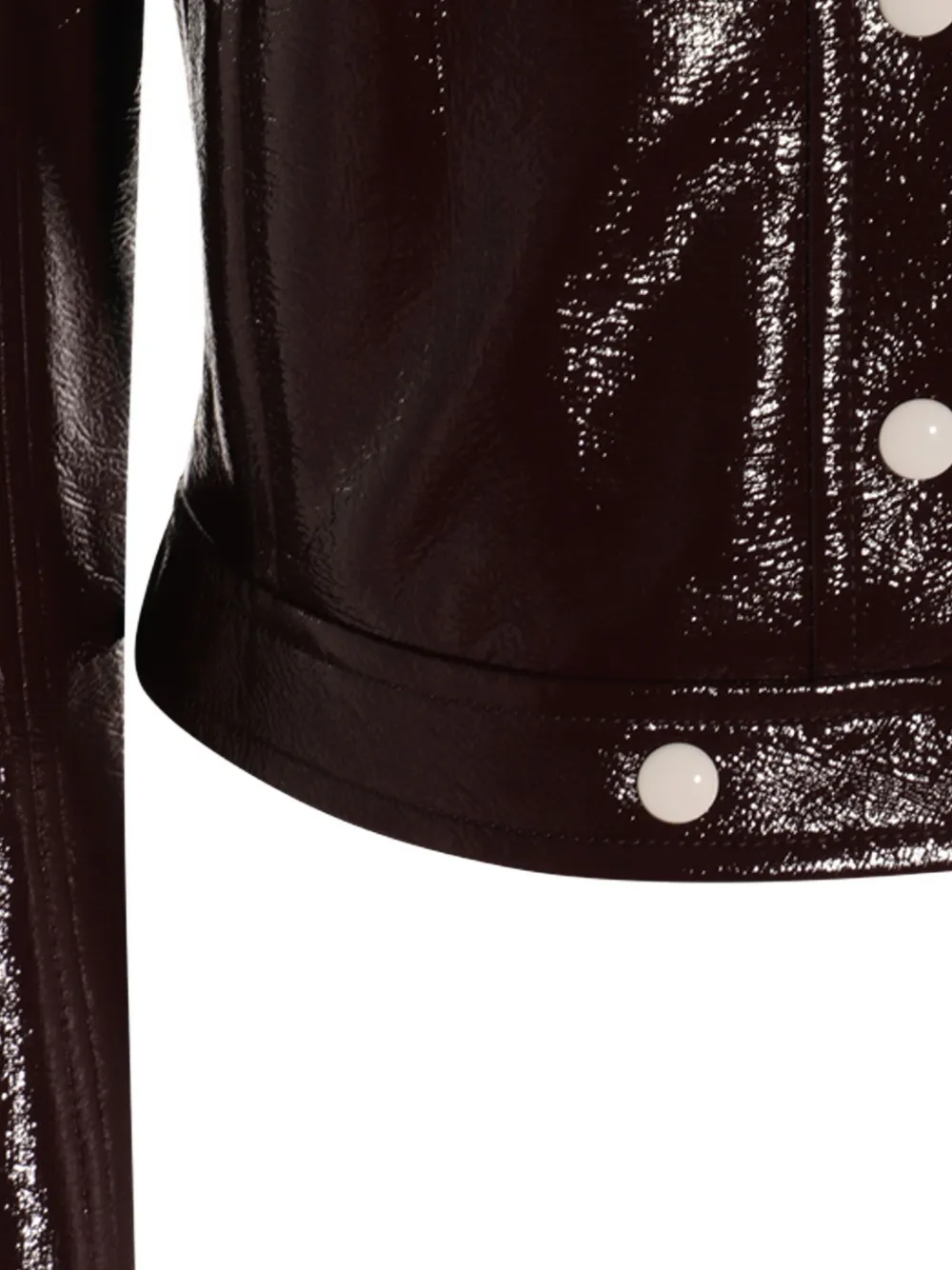Courrèges Reedition Patent Logo Jacket In Brown