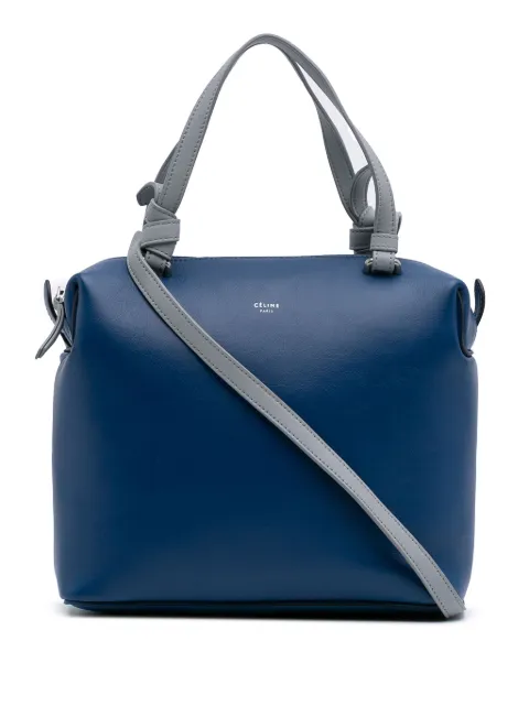 Céline Pre-Owned 2017 Small Leather Soft Cube Bag satchel