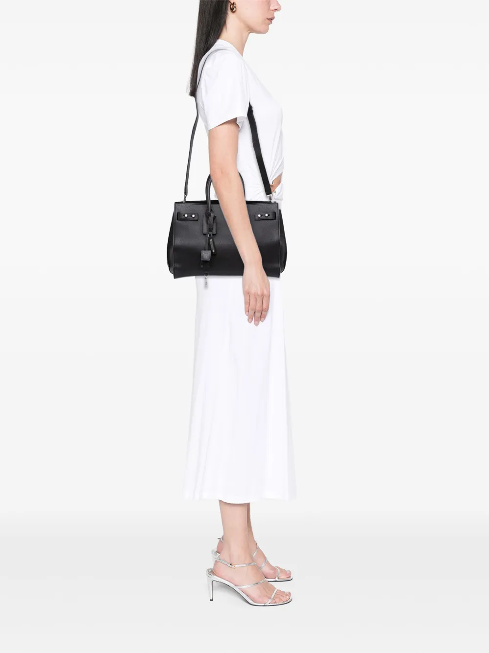 Saint Laurent Pre-Owned 2017 Small Grained Calfskin Supple Sac De Jour satchel | Pre-Owned | Image 2