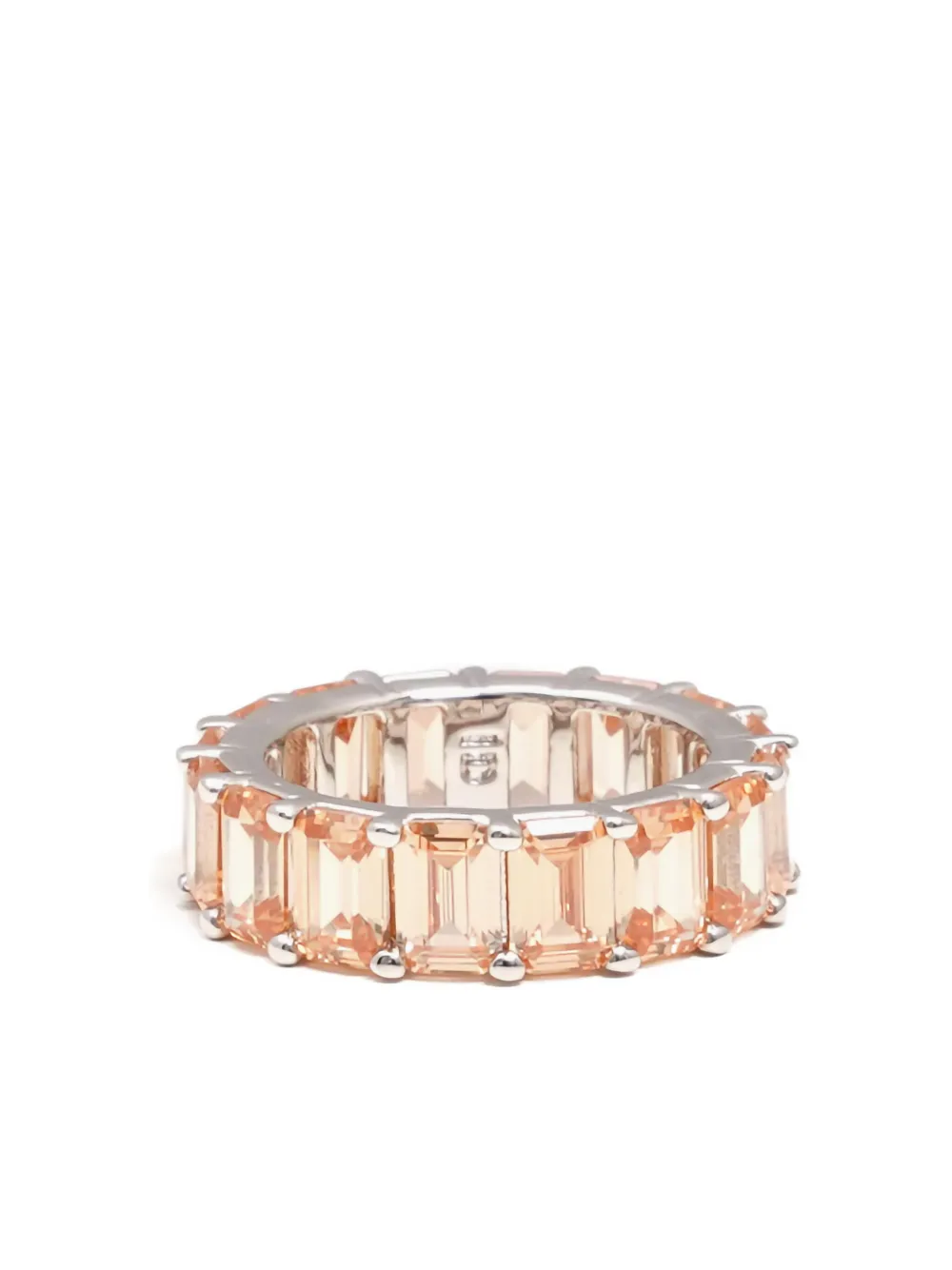 Izabel Display emerald-cut cubic zirconia ring | Silver | Image 1