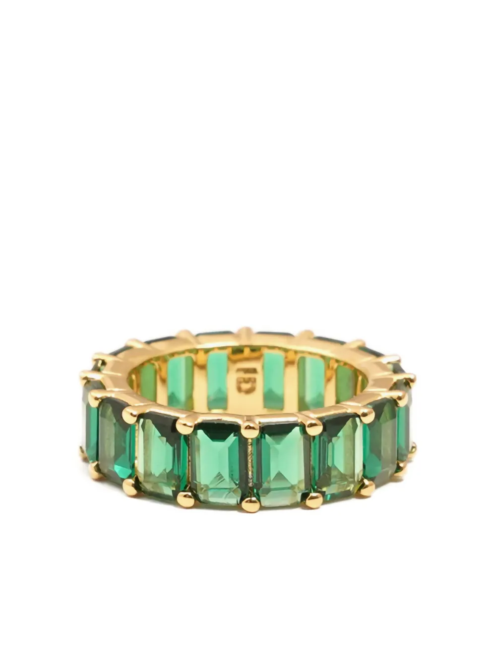 Izabel Display emerald-cut cubic zirconia ring | Gold | Image 1