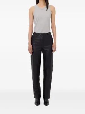 【関税込み】Loulou de Saison ブラウン Hamill トラウザーズ LouLou de Saison Straight-Leg Pants for Women - Shop on FARFETCH