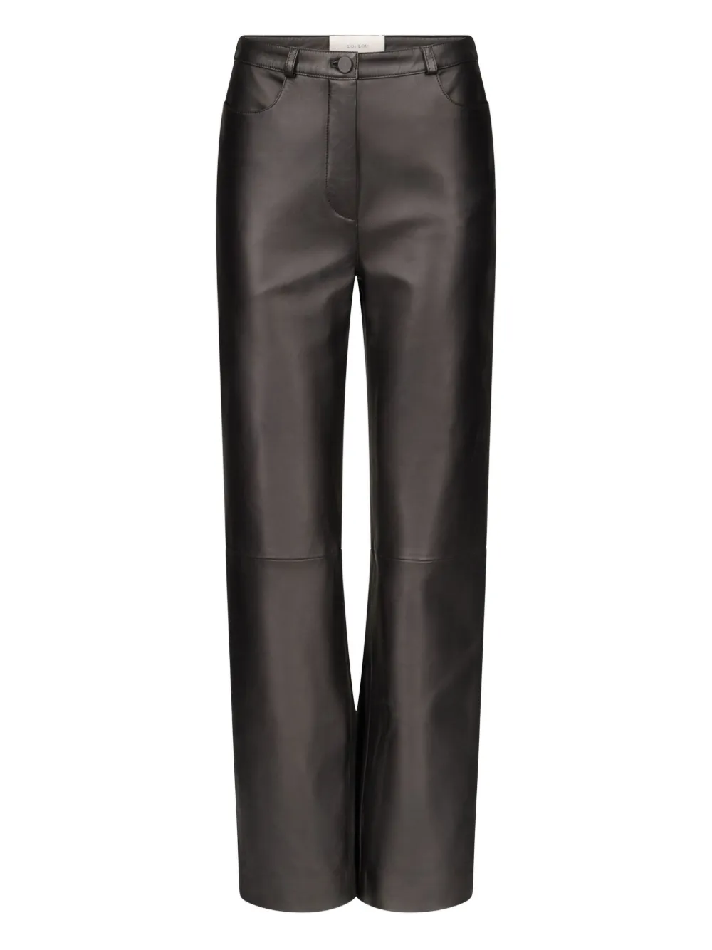 LouLou de Saison Cobe leather trousers Zwart