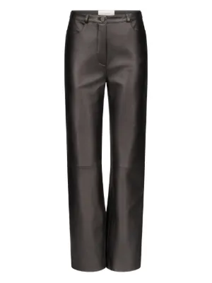 【関税込み】Loulou de Saison ブラウン Hamill トラウザーズ LouLou de Saison Straight-Leg Pants for Women - Shop on FARFETCH