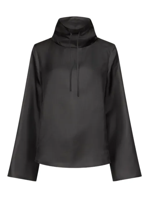 LouLou de Saison drawstring-neck long-sleeved blouse