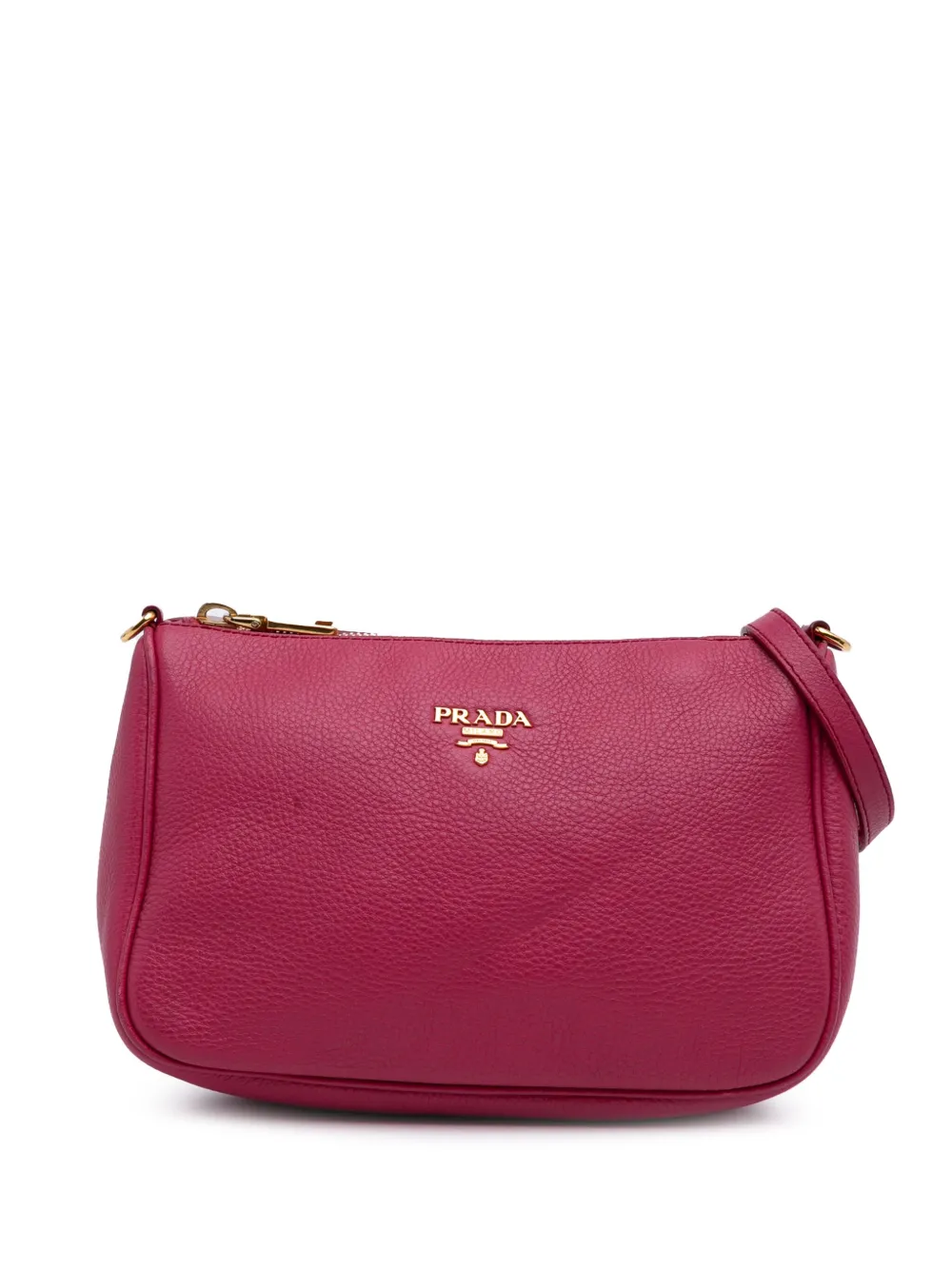 Prada Pre-Owned 2000-2025 ヴィッテロ ダイノ ショルダーバッグ - ピンク Prada Pre-Owned 2000-2025 ヴィッテロ ダイノ ショルダーバッグ - ピンク