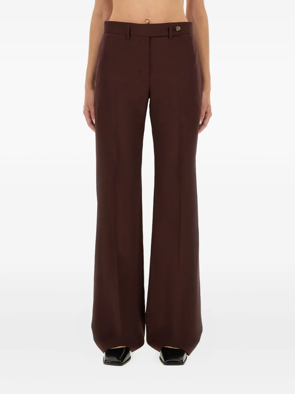 Paul Smith A Suit To Travel In buttoned-wool trousers | Rot | Image 1