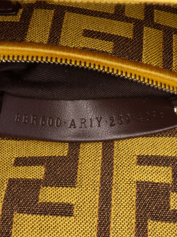 Fendi Pre-Owned 2010-2025 FRGMT x Zucca Embroidered Canvas