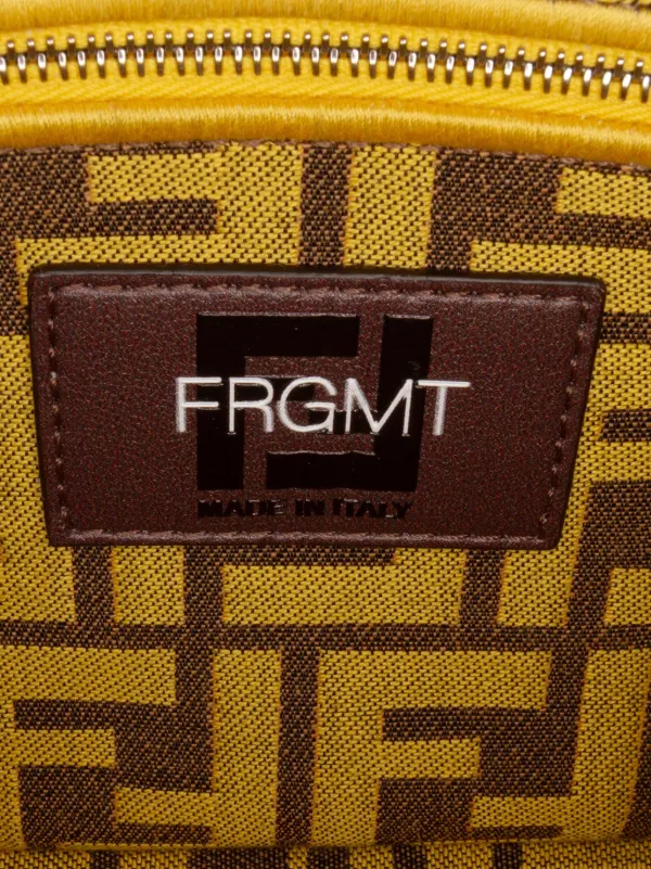 Fendi Pre-Owned 2010-2025 FRGMT x Zucca Embroidered Canvas
