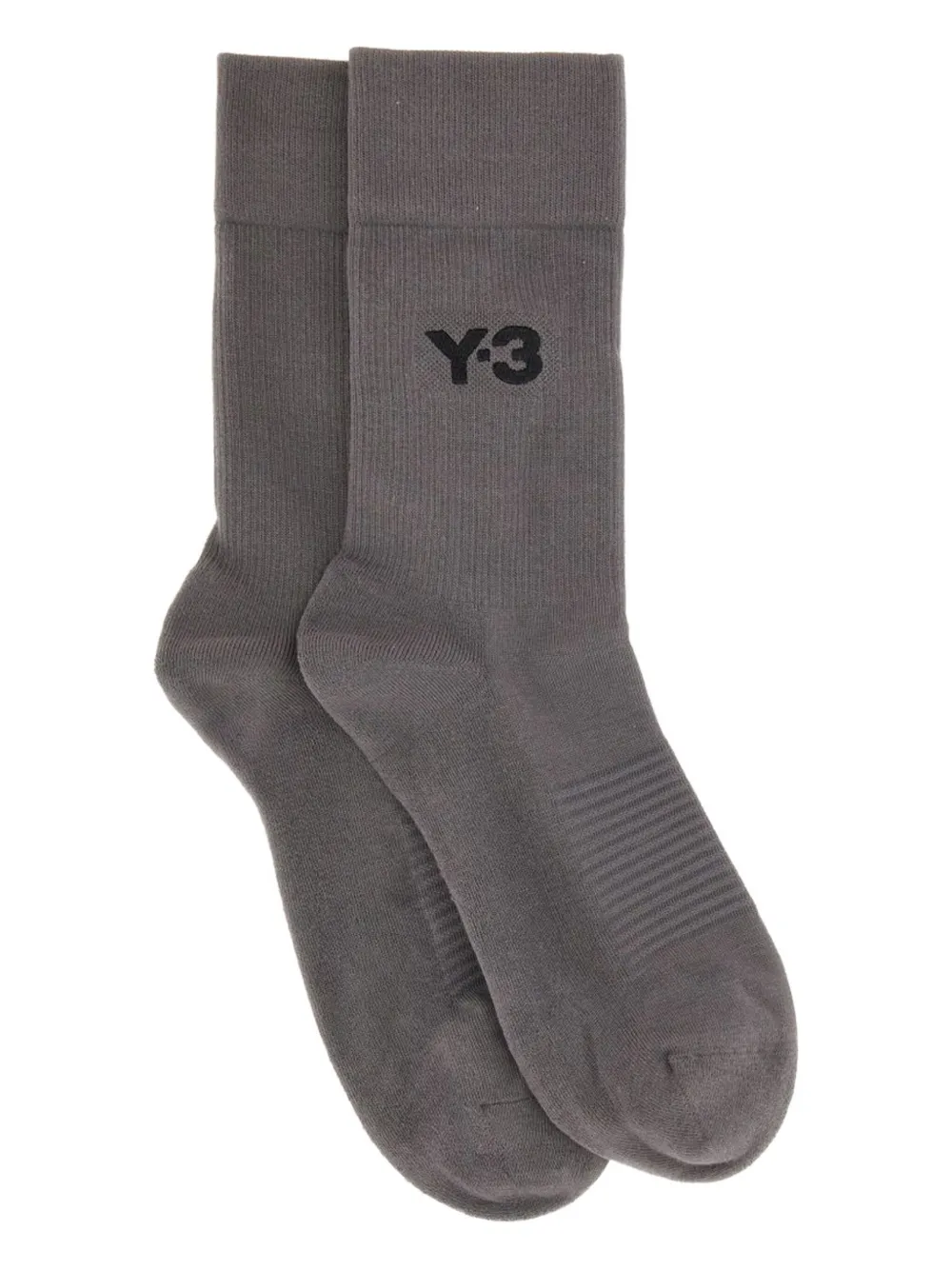 Y-3 logo-detail socks | Grey | Image 1
