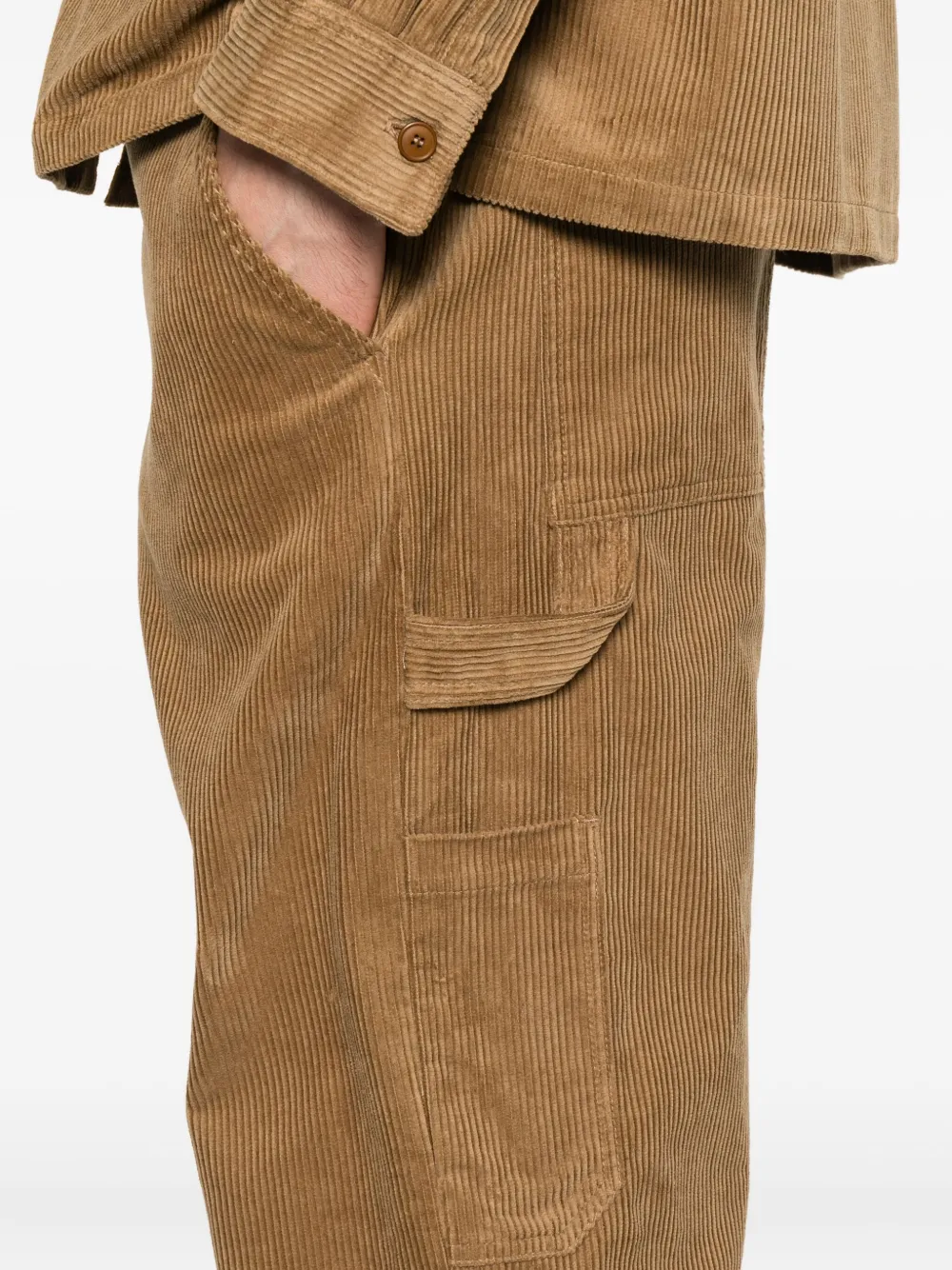 A.P.C. Ribfluwelen broek Bruin