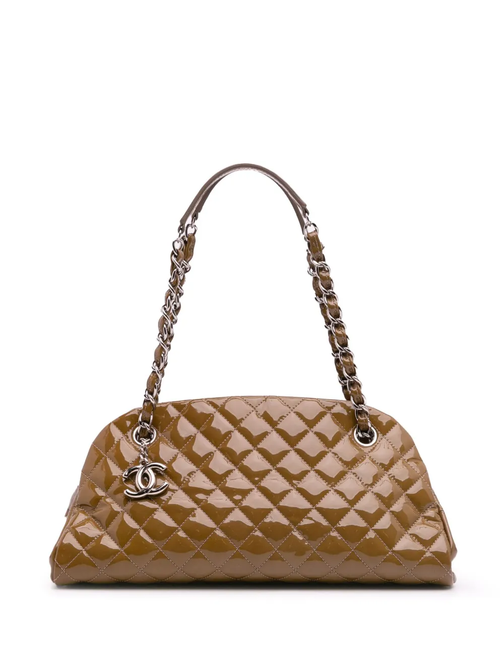 CHANEL Pre-Owned 2011 Medium Patent Just Mademoiselle shoulder bag - CHANEL Pre-Owned 2011 Medium Patent Just Mademoiselle shoulder bag -