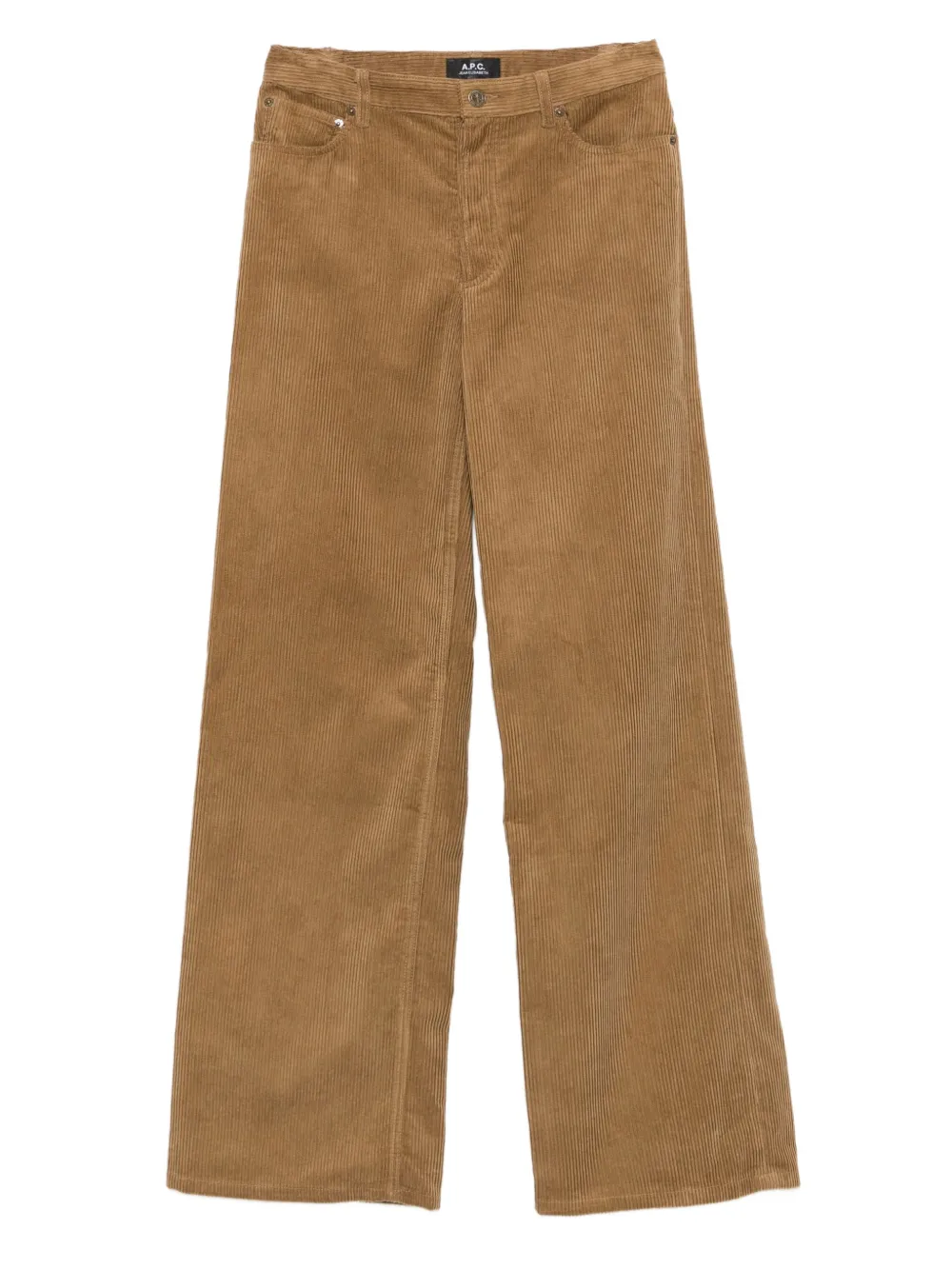 A.P.C. Ribfluwelen broek Bruin