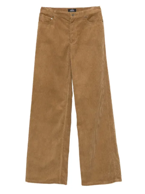 A.P.C. pantalones de pana