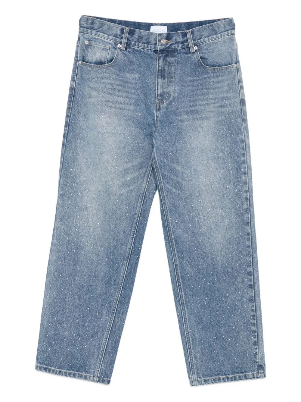 BLUE SKY INN embellished denim straight-leg jeans | Blue | Image 1