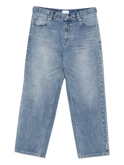 BLUE SKY INN embellished denim straight-leg jeans