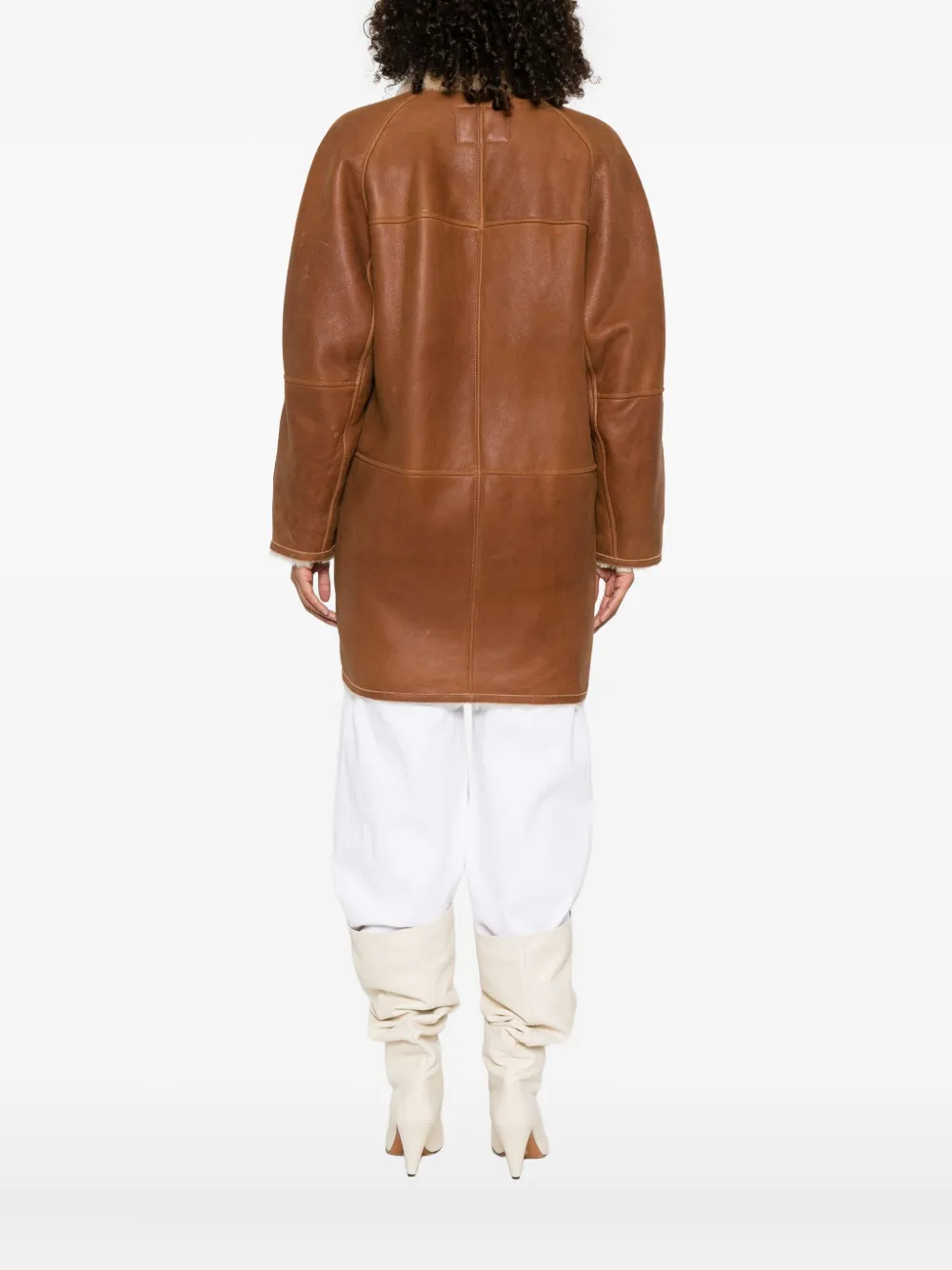 ISABEL MARANT Lammy jas Bruin