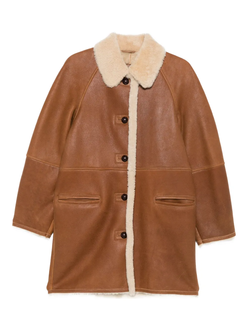 ISABEL MARANT Lammy jas Bruin