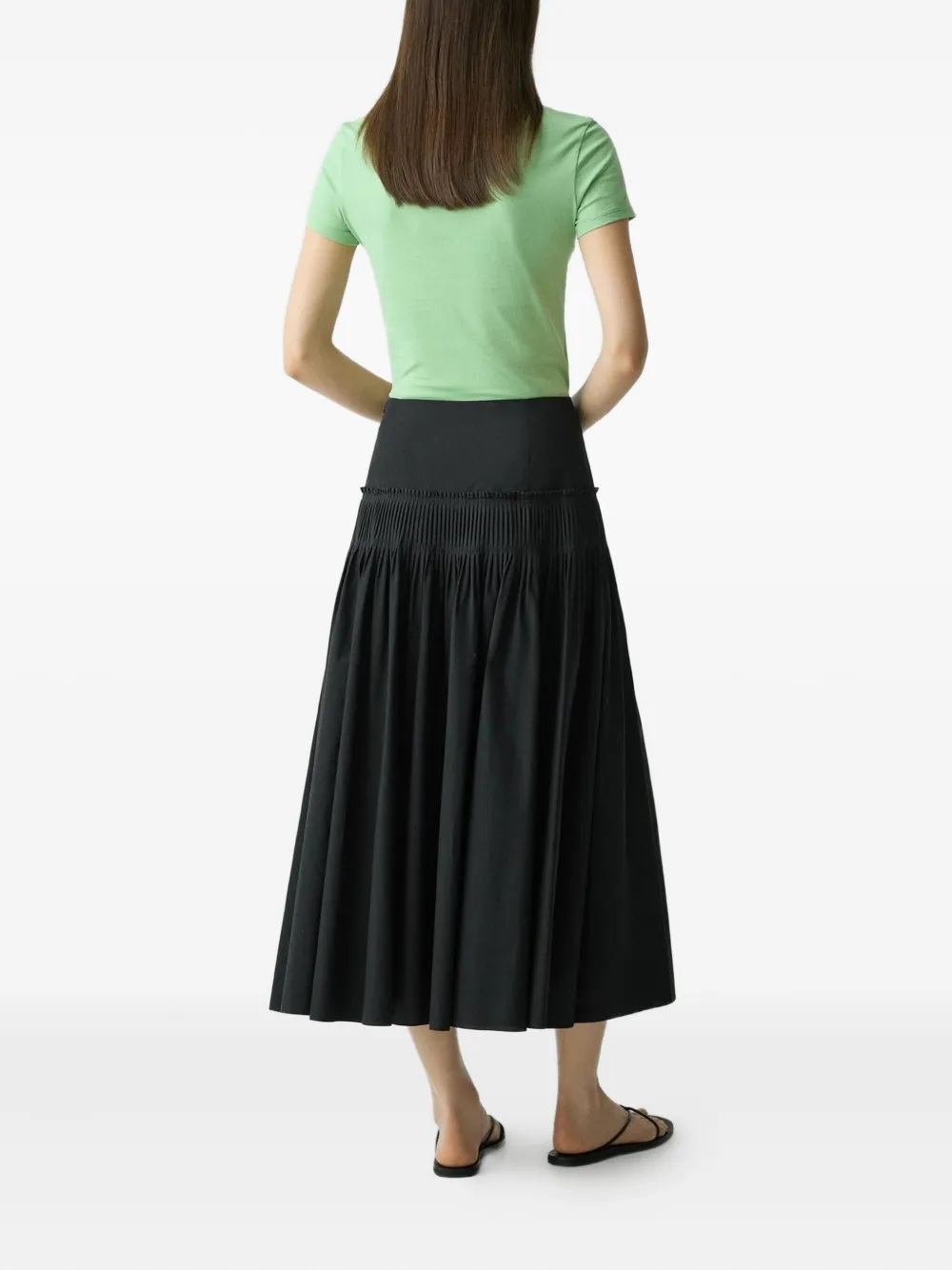 Theory Accordion rok Zwart