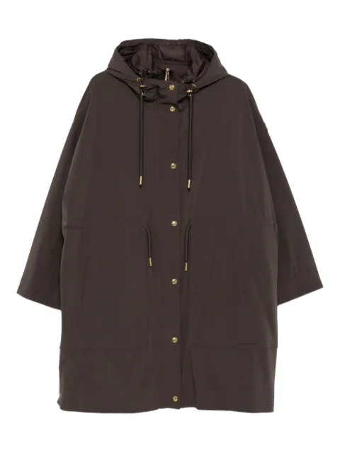 Moncler drawstring-waist hooded coat