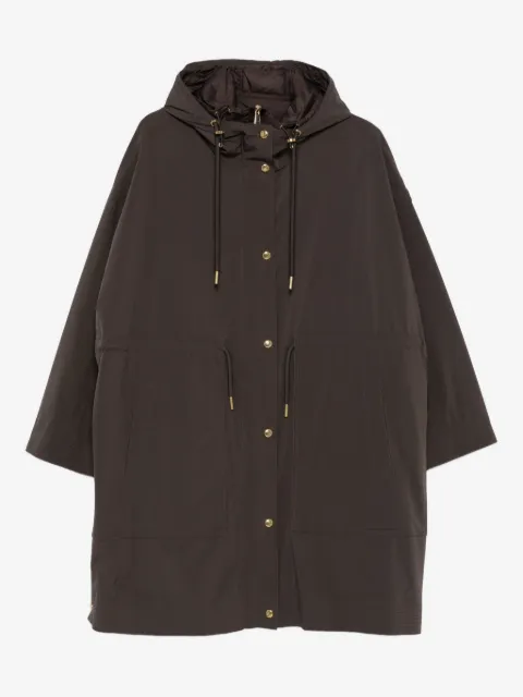 Moncler drawstring-waist hooded coat