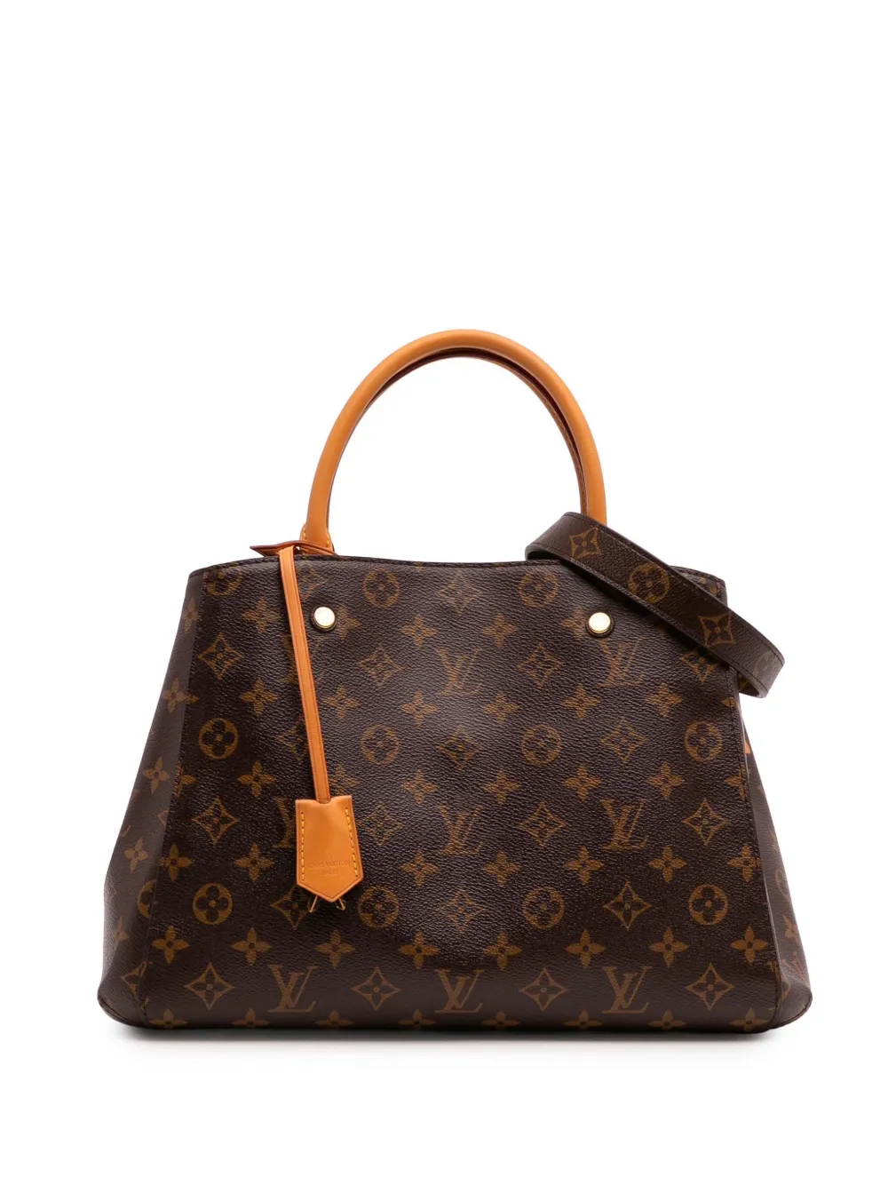 Louis Vuitton Pre-Owned 2014 モノグラム モンテーニュ MM サッチェルバッグ - ブラウン Louis Vuitton Pre-Owned 2014 モノグラム モンテーニュ MM サッチェルバッグ - ブラウン