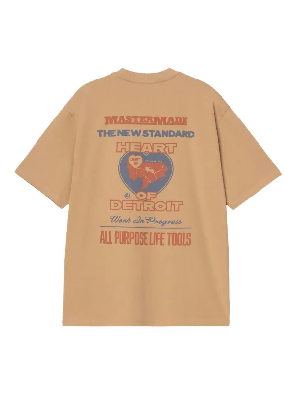 Carhartt WIP Detroit Tシャツ | ブラウン | FARFETCH JP