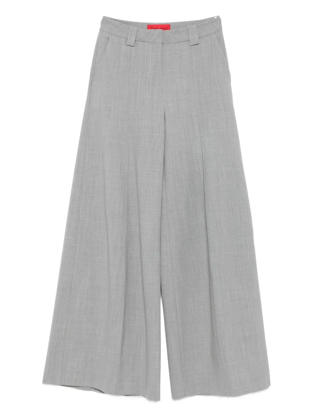 THELATEST pleated trousers - グレー THELATEST pleated trousers - グレー