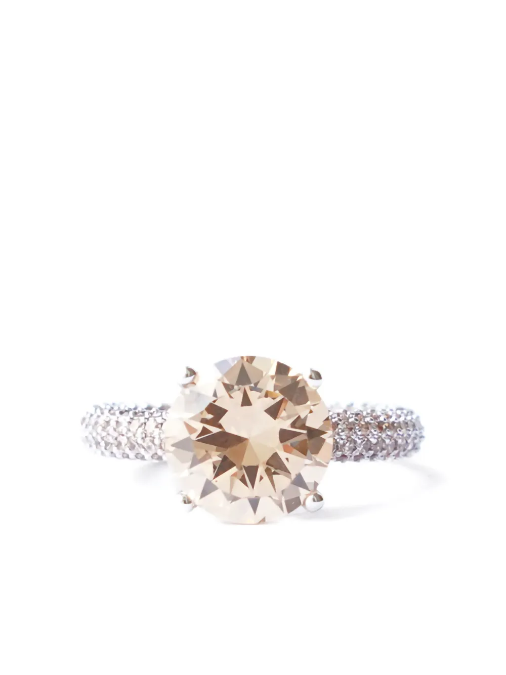 Izabel Display Mega Circle pavé ring | Neutrals | Image 1