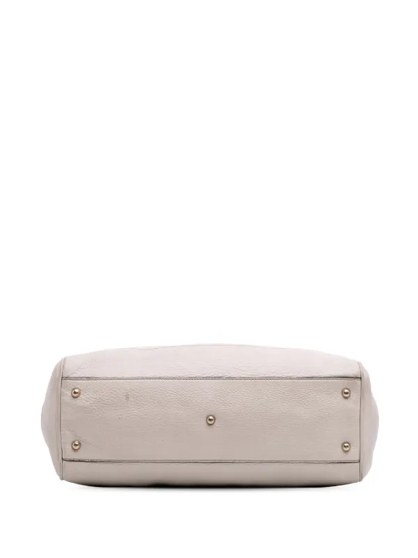 GUCCI ダイアナミディアム ハンドバッグ ホワイトレザー 箱・領収書付き GUCCI ダイアナミディアム ハンドバッグ ホワイトレザー 箱・領収書付き