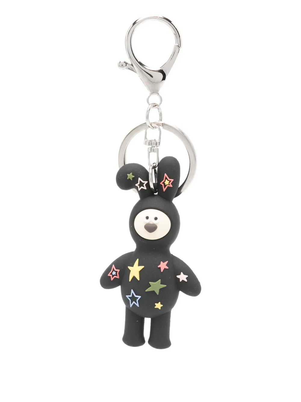 Marge Sherwood Star-print bunny keyring | Black | Image 1