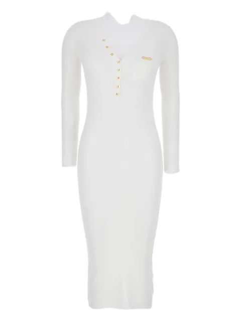 Elisabetta Franchi ribbed midi dress
