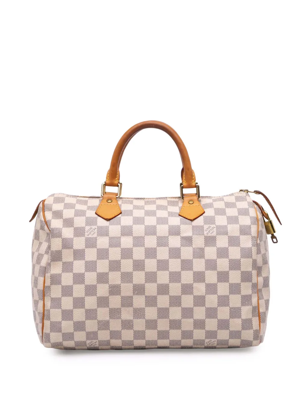 Louis Vuitton Pre-Owned 2007 Damier Azur Speedy 30 boston bag - ホワイト Louis Vuitton Pre-Owned 2007 Damier Azur Speedy 30 boston bag - ホワイト