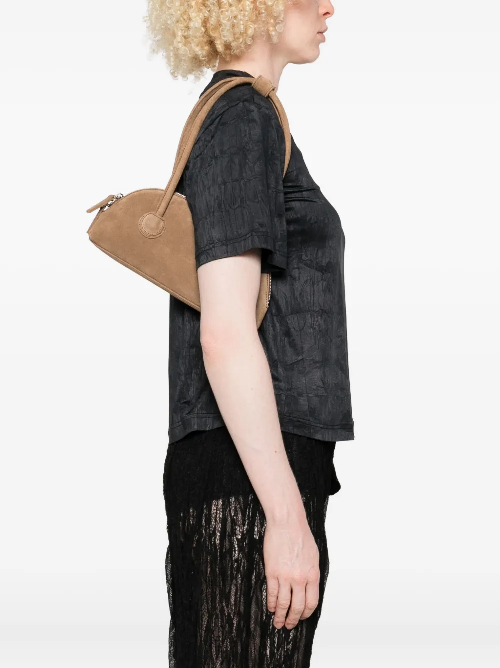 Marge Sherwood Suede Tote Bag In Neutral