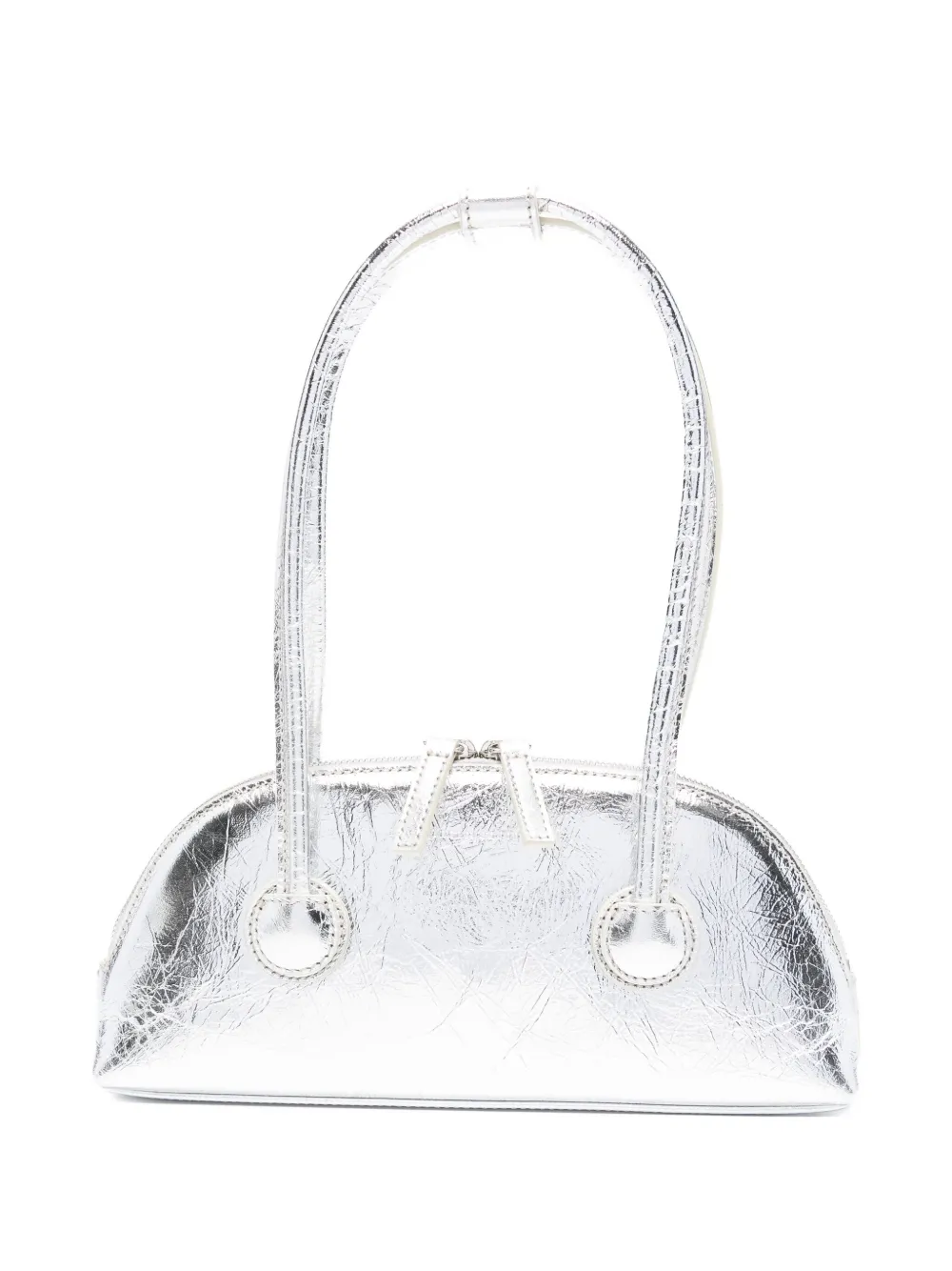 Bessette metallic leather tote bag