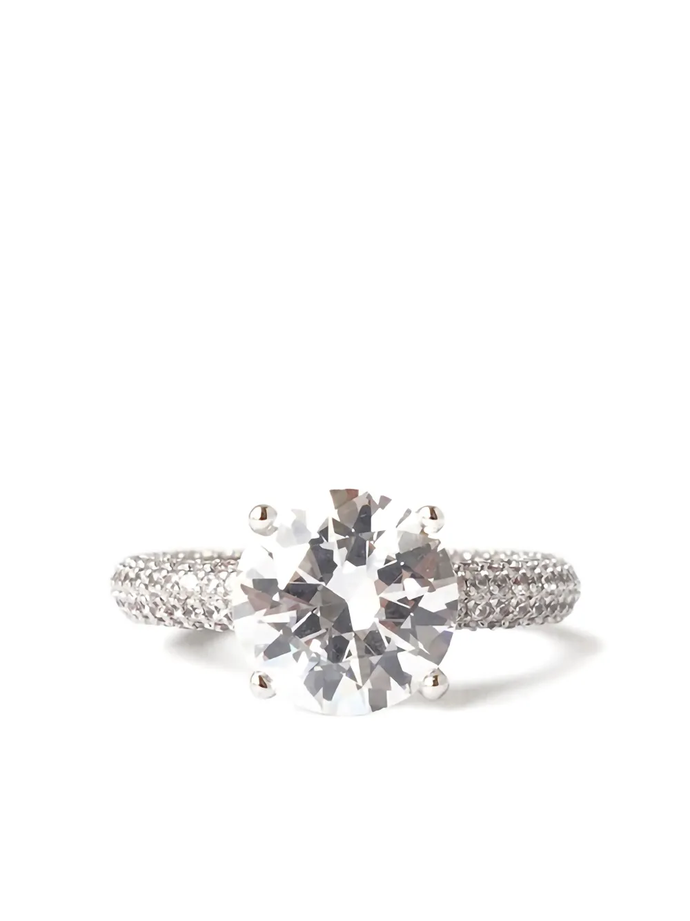 Izabel Display Mega Circle chunky ring | Silver | Image 1