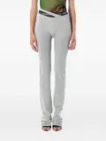 Ottolinger Ada cut-out pinstripe leggings - Grey