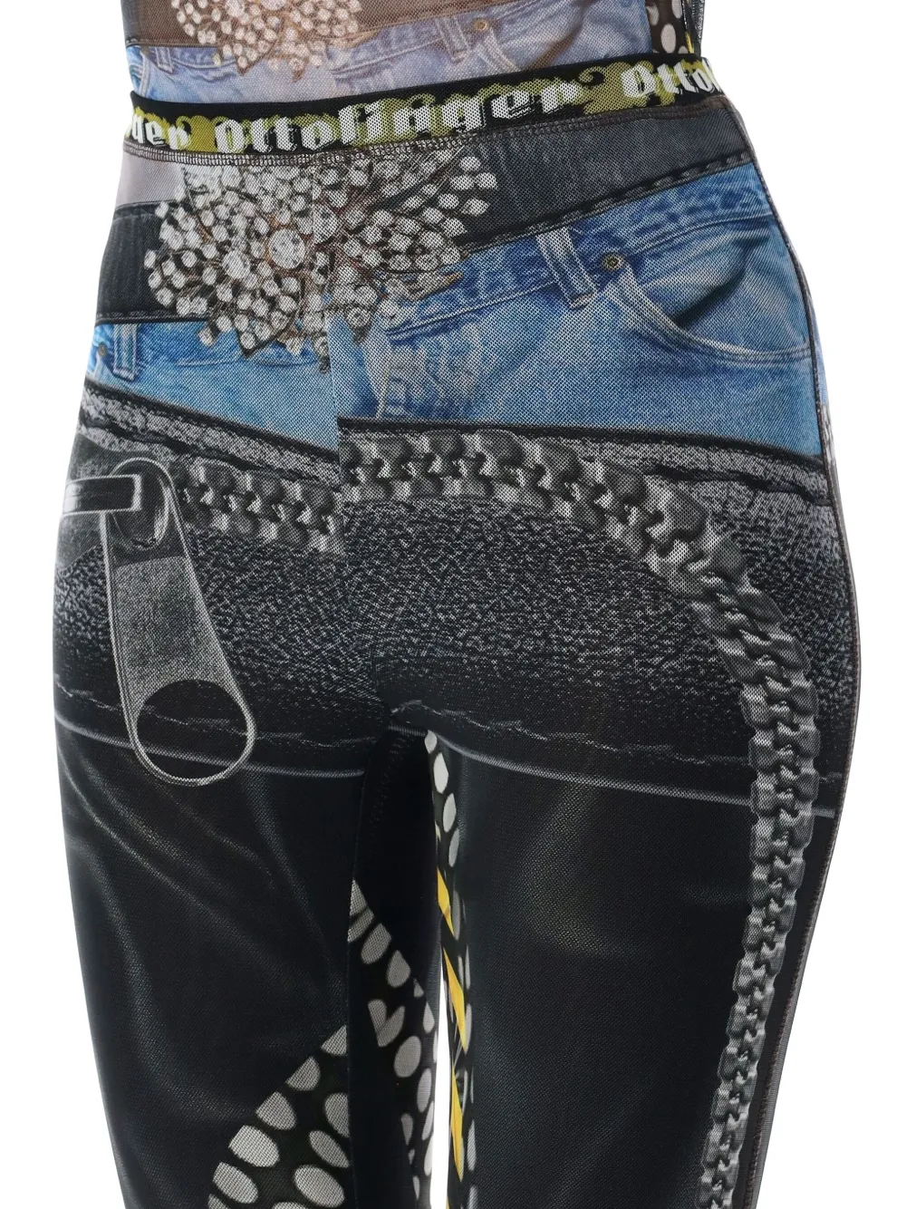 Ottolinger mesh printed trousers Zwart