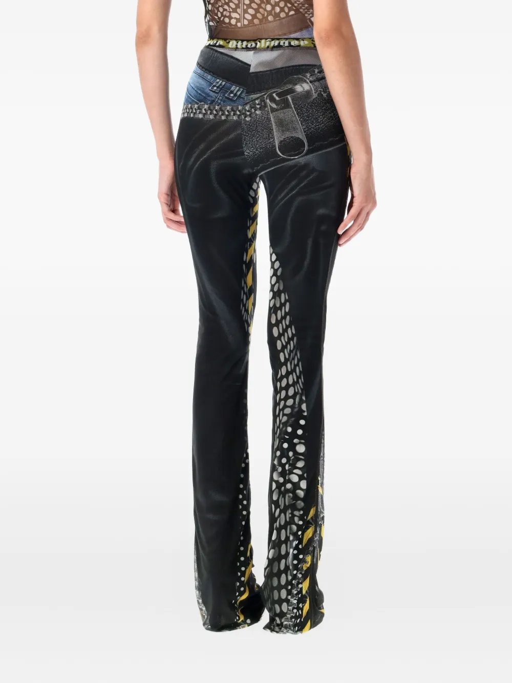 Ottolinger mesh printed trousers Zwart