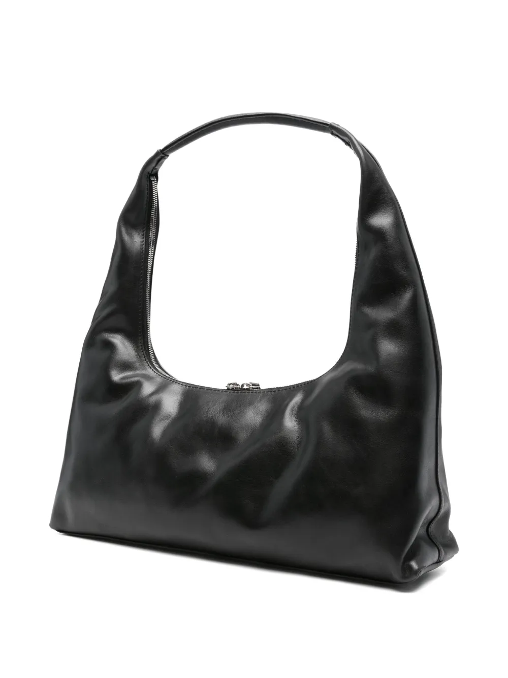 Marge Sherwood medium debossed-logo shoulder bag Zwart
