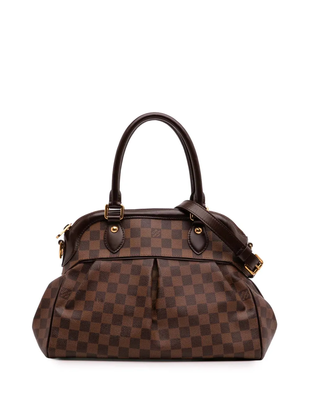 Louis Vuitton Pre-Owned 2008 Damier Ebene Trevi PM satchel - ブラウン Louis Vuitton Pre-Owned 2008 Damier Ebene Trevi PM satchel - ブラウン