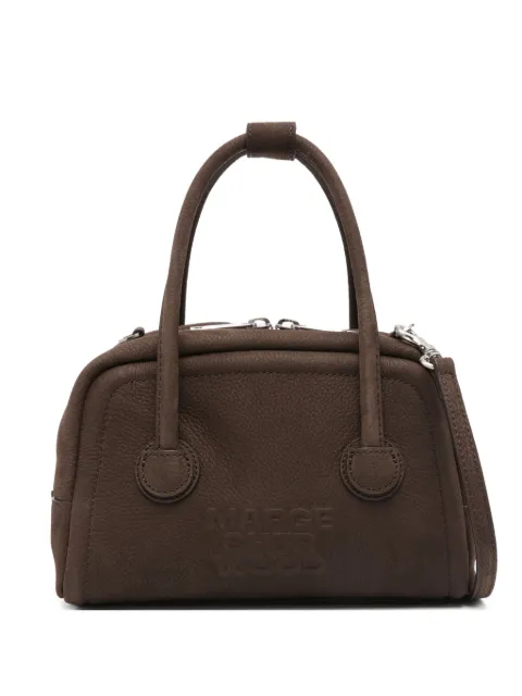 Marge Sherwood embossed-logo top-handle mini bag