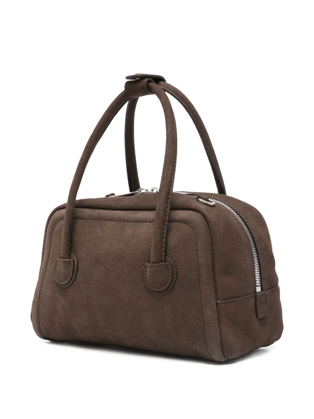 Marge Sherwood embossed-logo top-handle Mini Bag | Brown