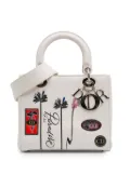 Christian Dior Pre-Owned 2015 Medium Lambskin Paradise Lady Dior satchel - White