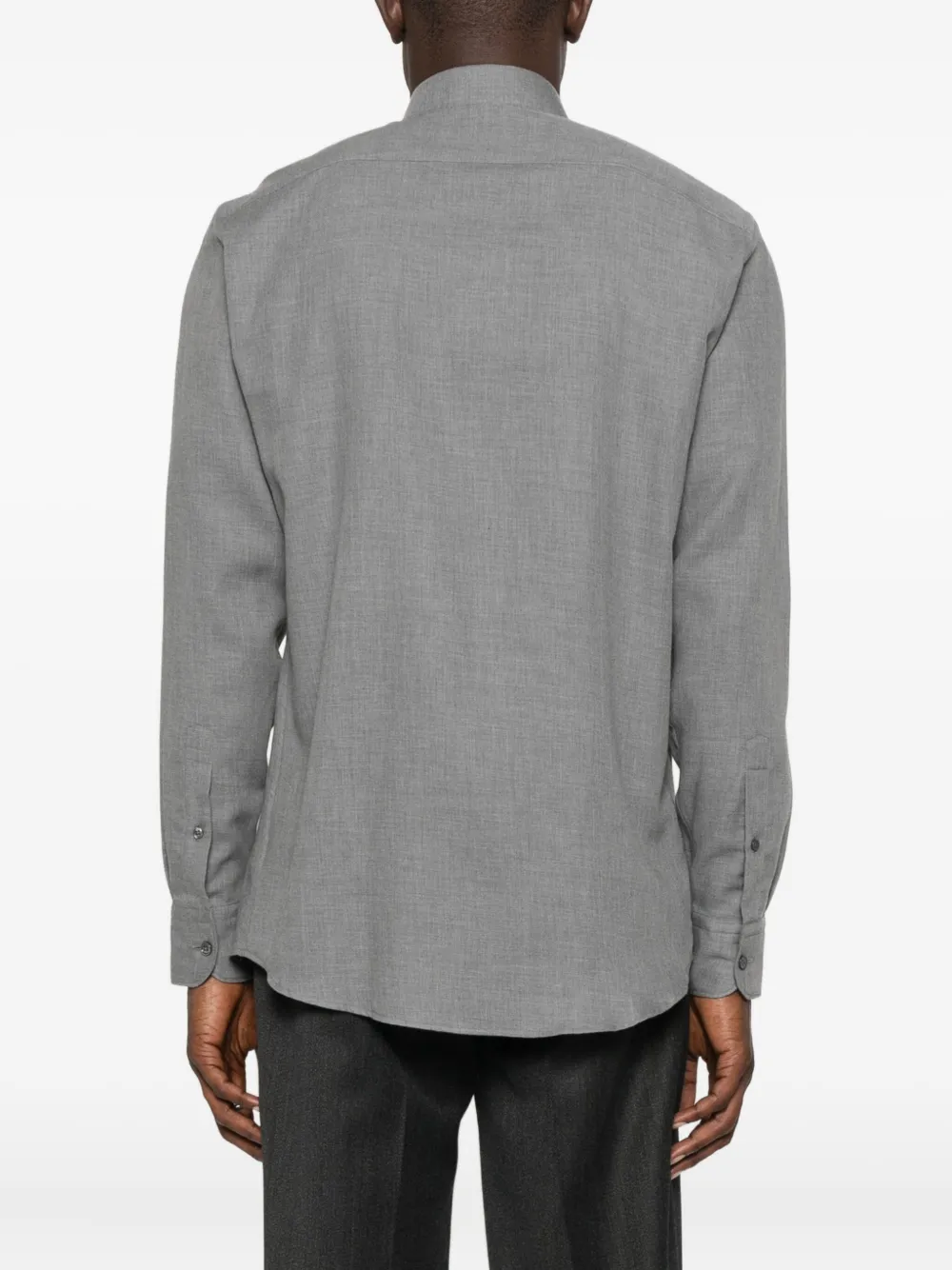 Zegna Button-down overhemd Grijs