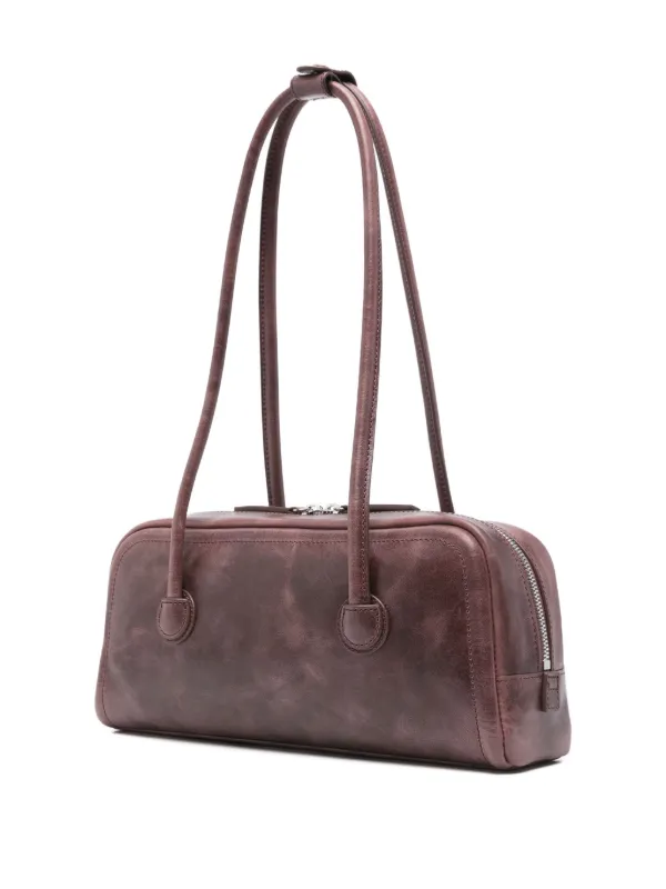 Marge Sherwood embossed-logo Leather Shoulder Bag | Red Marge Sherwood embossed-logo Leather Shoulder Bag | Red