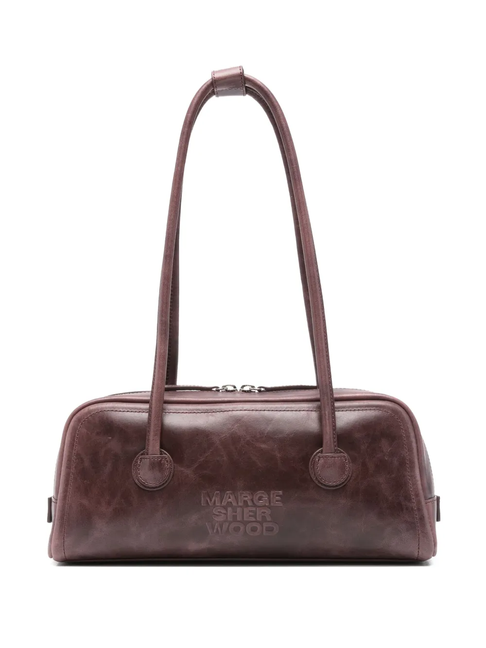 Marge Sherwood レザーショルダーバッグ - レッド Marge Sherwood レザーショルダーバッグ - レッド