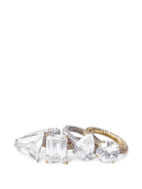 Izabel Display Mega Triangle pavé ring